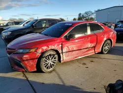 Salvage cars for sale at Sacramento, CA auction: 2022 Toyota Camry SE