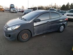 Salvage cars for sale from Copart Denver, CO: 2012 Hyundai Accent GLS