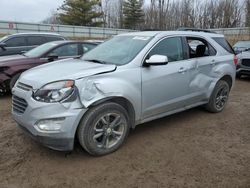 Chevrolet Equinox lt salvage cars for sale: 2016 Chevrolet Equinox LT