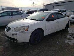 Salvage cars for sale from Copart Chicago Heights, IL: 2008 Pontiac G6 Value Leader