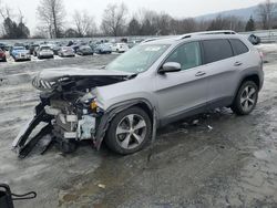 Salvage cars for sale at Grantville, PA auction: 2020 Jeep Cherokee Limited