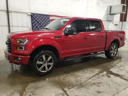 Salvage trucks for sale at Avon, MN auction: 2016 Ford F150 Supercrew