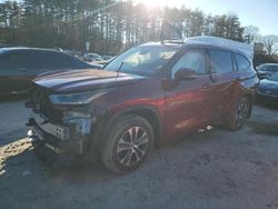 Salvage cars for sale at North Billerica, MA auction: 2021 Toyota Highlander XLE