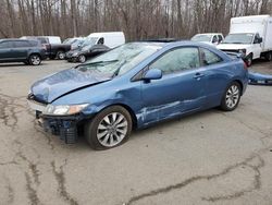 Salvage cars for sale at Assonet, MA auction: 2009 Honda Civic EX