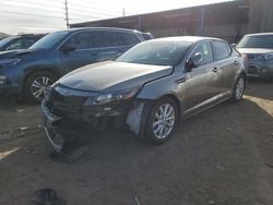 Salvage cars for sale from Copart Colorado Springs, CO: 2015 KIA Optima EX