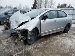 Honda Civic LX salvage cars for sale: 2006 Honda Civic LX