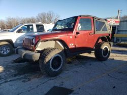 Salvage cars for sale at Rogersville, MO auction: 2008 Jeep Wrangler X