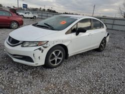 Salvage cars for sale at Hueytown, AL auction: 2015 Honda Civic SE