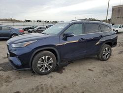 Salvage cars for sale from Copart Fredericksburg, VA: 2022 Toyota Highlander XLE