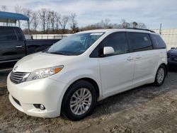 Vehiculos salvage en venta de Copart Spartanburg, SC: 2016 Toyota Sienna XLE