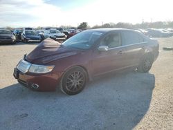 Salvage cars for sale at San Antonio, TX auction: 2007 Lincoln MKZ