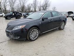 Salvage cars for sale at Cicero, IN auction: 2015 Lincoln MKS