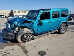 Vehiculos salvage en venta de Copart Wilmer, TX: 2020 Jeep Wrangler Unlimited Sahara