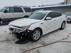 KIA Optima salvage cars for sale: 2018 KIA Optima LX