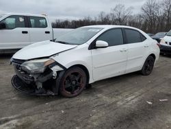 Salvage cars for sale from Copart Ellwood City, PA: 2015 Toyota Corolla L