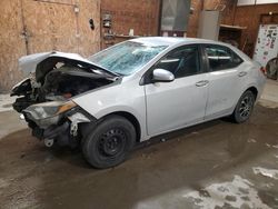 Salvage cars for sale from Copart Ebensburg, PA: 2015 Toyota Corolla L