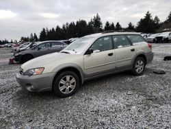 Salvage cars for sale from Copart Graham, WA: 2005 Subaru Legacy Outback 2.5I