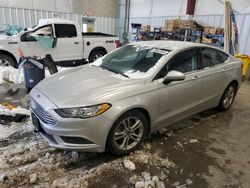 Salvage cars for sale at Mcfarland, WI auction: 2018 Ford Fusion SE Hybrid
