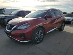 Salvage cars for sale at Grand Prairie, TX auction: 2019 Nissan Murano S