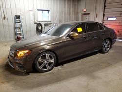 Salvage cars for sale at Franklin, WI auction: 2017 Mercedes-Benz E 300 4matic