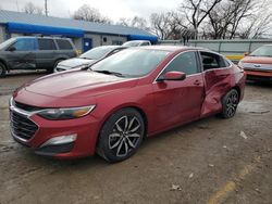 Salvage cars for sale from Copart Wichita, KS: 2021 Chevrolet Malibu RS