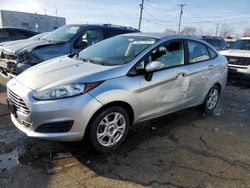 Salvage cars for sale from Copart Chicago Heights, IL: 2016 Ford Fiesta SE