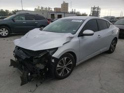 Nissan salvage cars for sale: 2020 Nissan Sentra SV