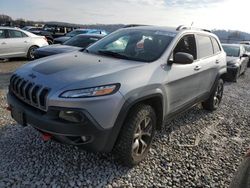 Jeep salvage cars for sale: 2014 Jeep Cherokee Trailhawk