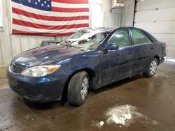 Salvage cars for sale from Copart Lyman, ME: 2003 Toyota Camry LE