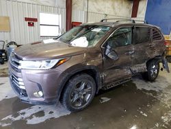 Toyota Highlander Limited Vehiculos salvage en venta: 2019 Toyota Highlander Limited