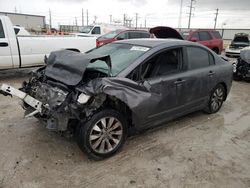 Salvage cars for sale at Haslet, TX auction: 2010 Honda Civic EXL