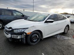 Salvage cars for sale at New Britain, CT auction: 2016 Honda Civic LX