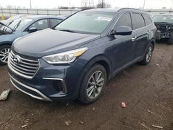 Hyundai salvage cars for sale: 2019 Hyundai Santa FE XL SE