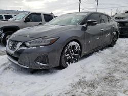 Salvage cars for sale from Copart Chicago Heights, IL: 2019 Nissan Maxima S