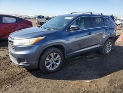 Toyota Highlander salvage cars for sale: 2016 Toyota Highlander LE