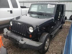 Salvage cars for sale at Pekin, IL auction: 2008 Jeep Wrangler Unlimited Sahara