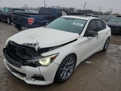 Salvage cars for sale from Copart Indianapolis, IN: 2017 Infiniti Q50 Premium