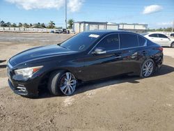 Salvage cars for sale from Copart Riverview, FL: 2015 Infiniti Q50 Base