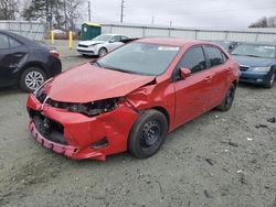 Vehiculos salvage en venta de Copart Mebane, NC: 2019 Toyota Corolla L