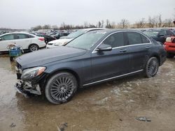 Salvage cars for sale from Copart Bridgeton, MO: 2015 Mercedes-Benz C 300 4matic
