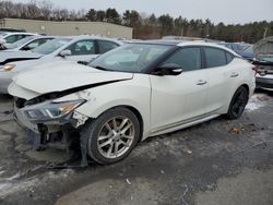 Salvage cars for sale at Exeter, RI auction: 2016 Nissan Maxima 3.5S