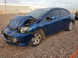 Salvage cars for sale from Copart Phoenix, AZ: 2013 Honda Civic LX