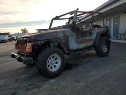 Salvage cars for sale at Antelope, CA auction: 2001 Jeep Wrangler / TJ SE