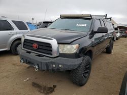 Salvage trucks for sale at Brighton, CO auction: 2007 Toyota Tundra Double Cab SR5
