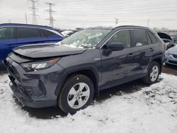 Salvage cars for sale at Elgin, IL auction: 2019 Toyota Rav4 LE