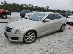 Salvage cars for sale from Copart Houston, TX: 2014 Cadillac ATS Luxury