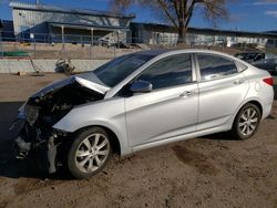 Salvage cars for sale from Copart Albuquerque, NM: 2013 Hyundai Accent GLS