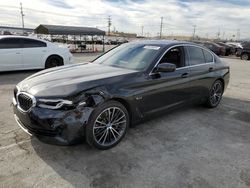 Salvage cars for sale from Copart Sun Valley, CA: 2022 BMW 530E