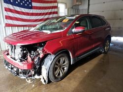 Salvage cars for sale from Copart Lyman, ME: 2015 Ford Edge SEL