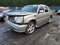 Cadillac Escalade salvage cars for sale: 2003 Cadillac Escalade EXT